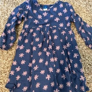 NWOT Old Navy Kids Dress in Navy and Pink Floral